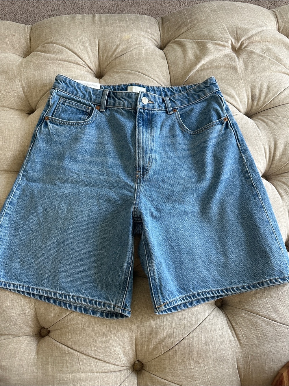 H&M Light Blue Denim Jean Shorts